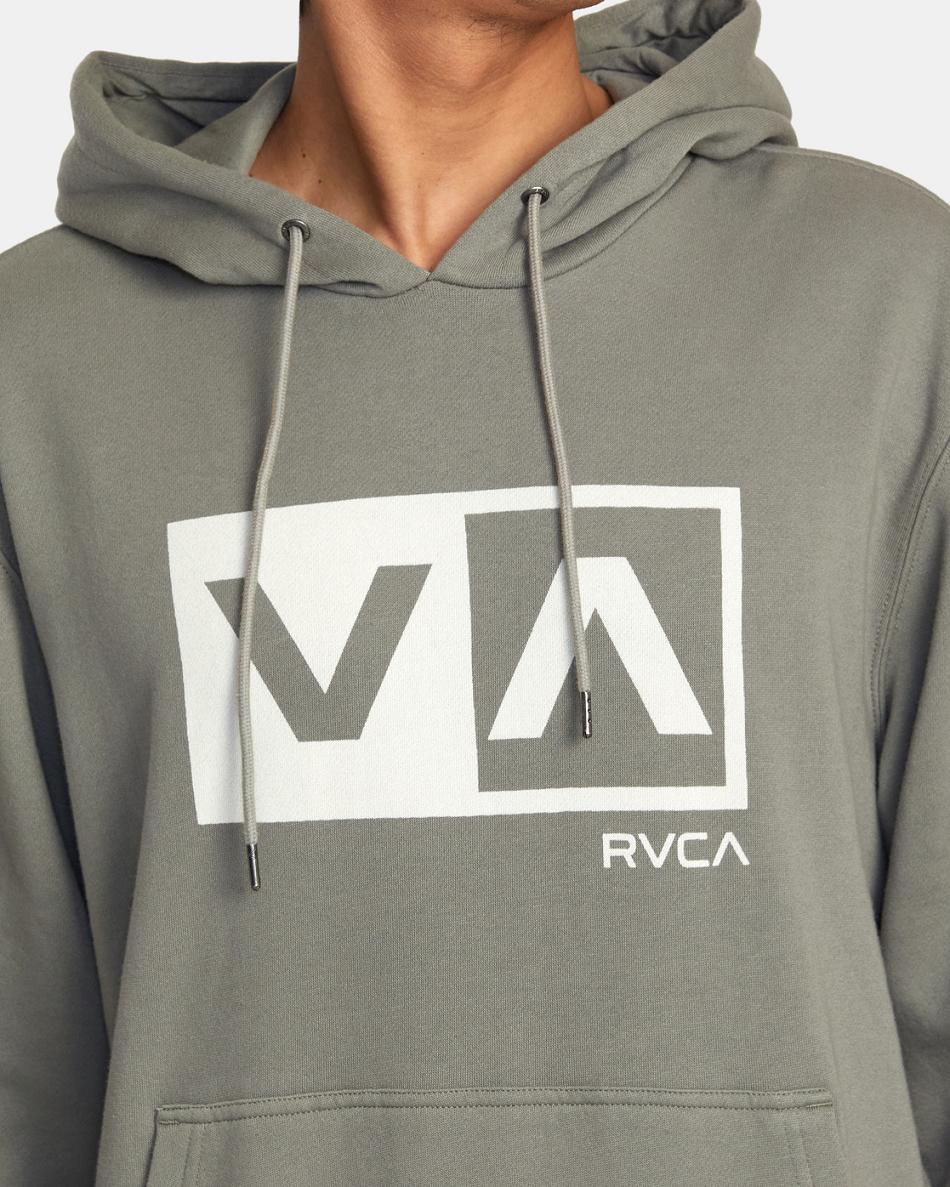 Aloe Rvca Balance Box Pullover Men's Hoodie | UUSND37892