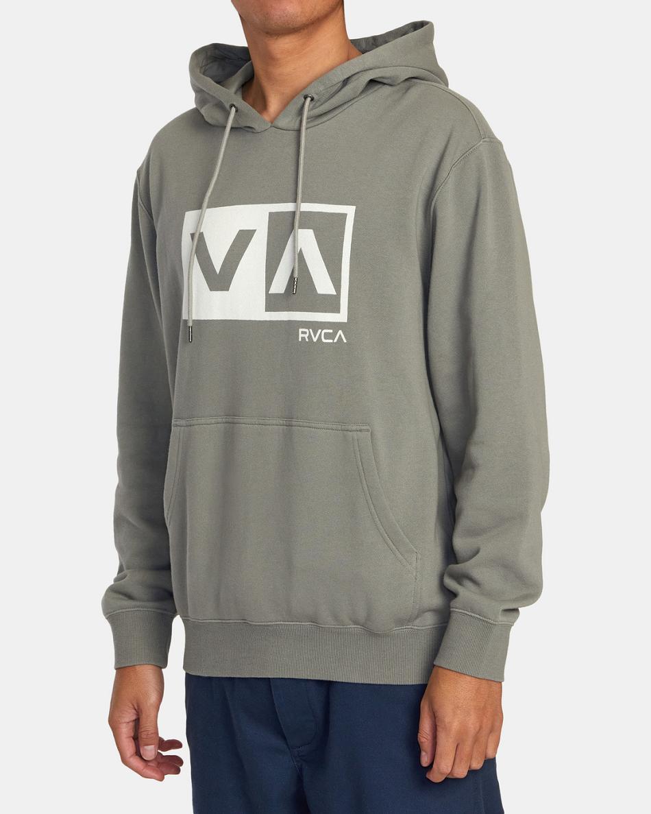 Aloe Rvca Balance Box Pullover Men's Hoodie | UUSND37892