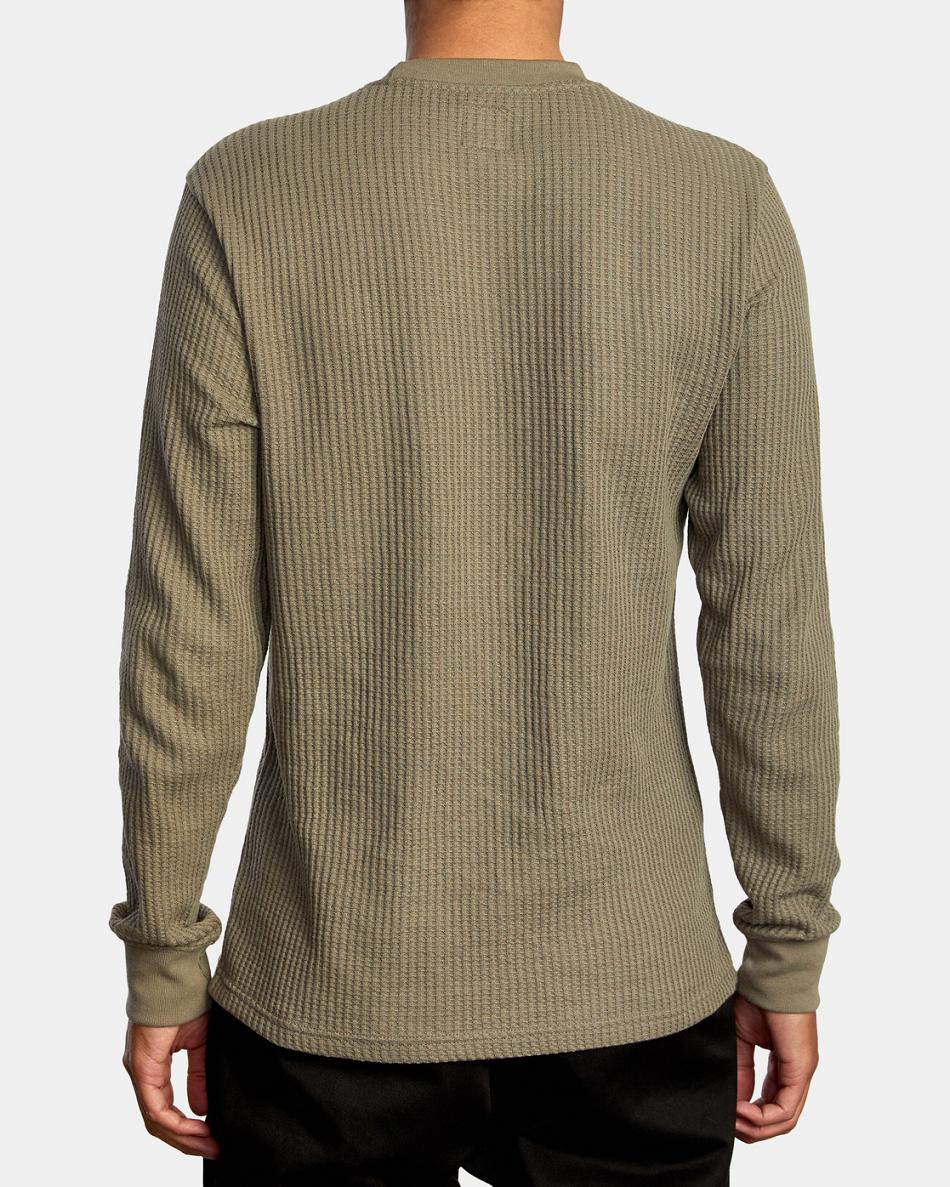 Aloe Rvca Day Shift Thermal Men's Long Sleeve | MUSFT39528