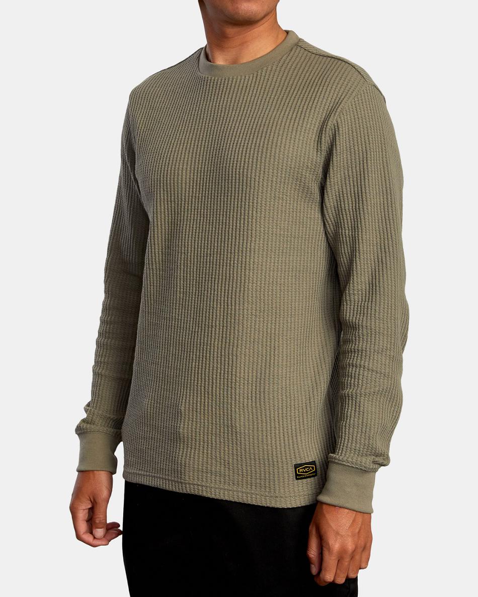 Aloe Rvca Day Shift Thermal Men's Long Sleeve | MUSFT39528