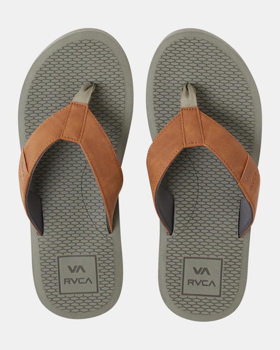Aloe Rvca Sandbar Flip Men\'s Sandals | LUSSX47825