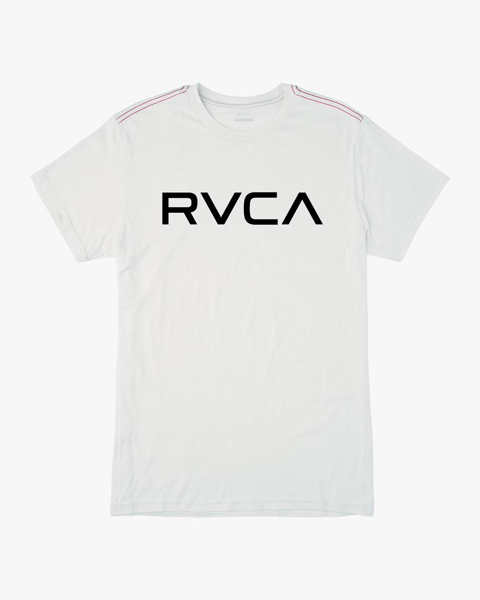 Antique White Rvca Big RVCA Tee Men\'s Short Sleeve | YUSVQ81087