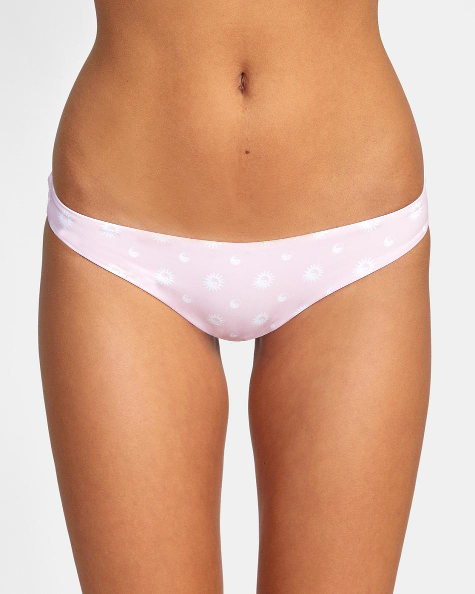 Bella Rvca Balance Act Cheeky Women's Bikini Bottoms | YUSVQ34635