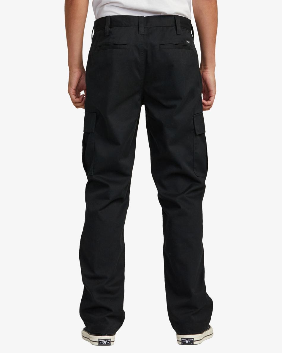 Black Rvca Americana Cargo Men's Pants | USXMI42284