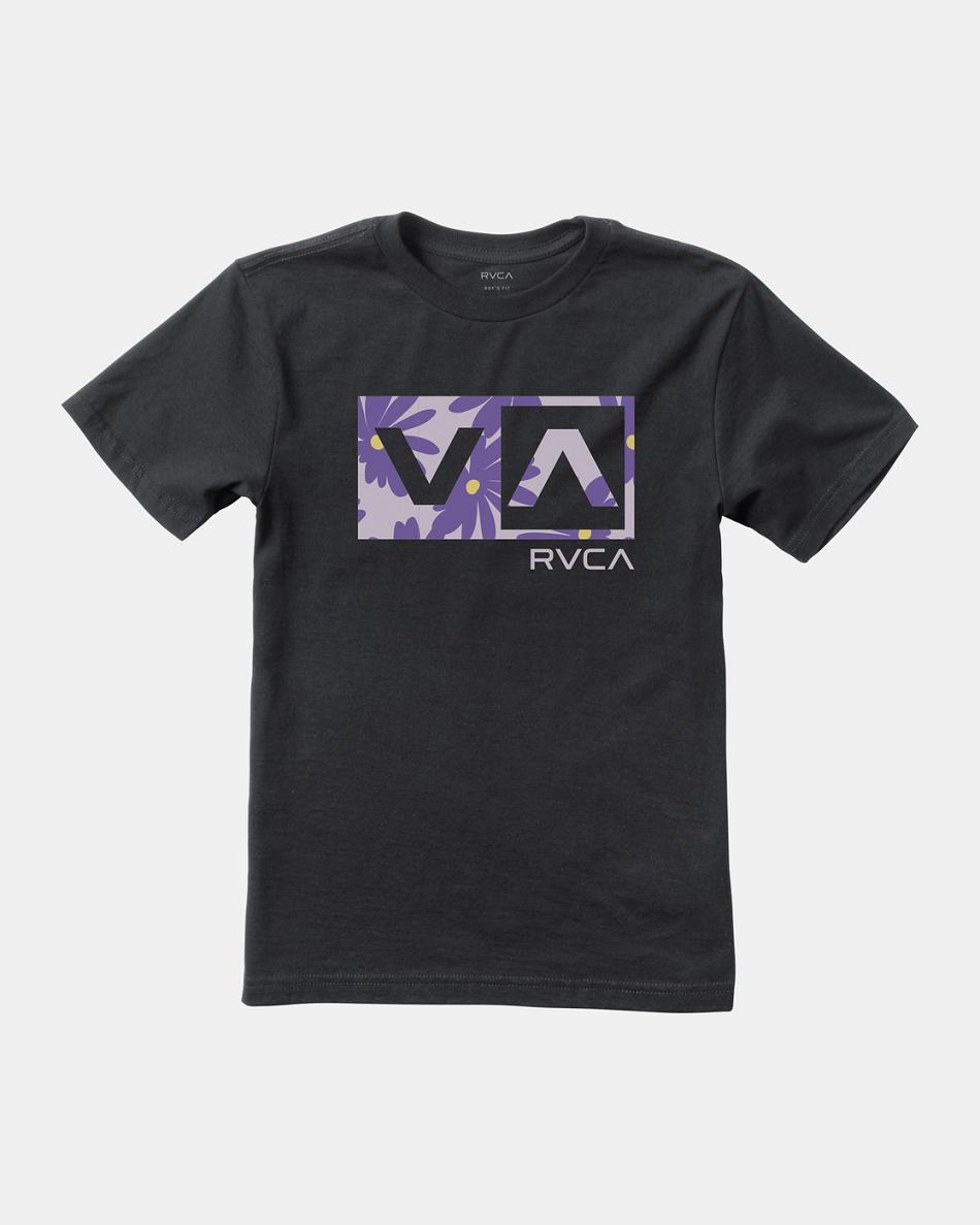 Black Rvca Balance Box Boys\' Tanks | MUSHR37026