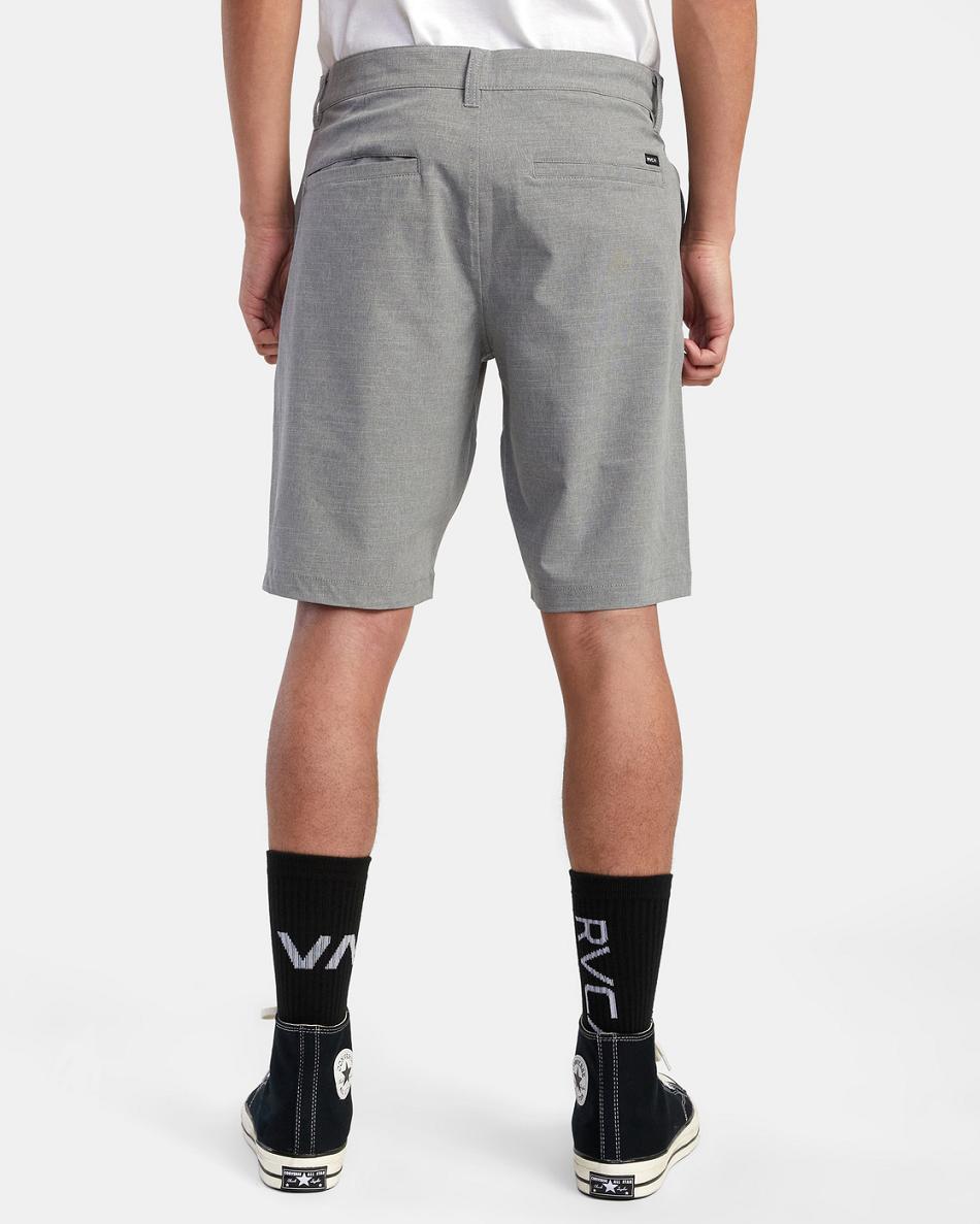 Black Rvca Balance Hybrid 20 Men's Shorts | GUSEC13479