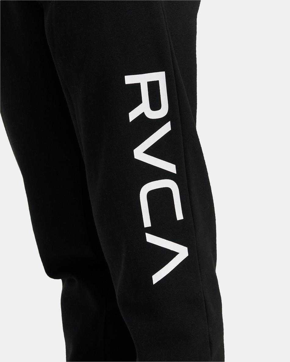 Black Rvca Big RVCA Men's Pants | USICD96031