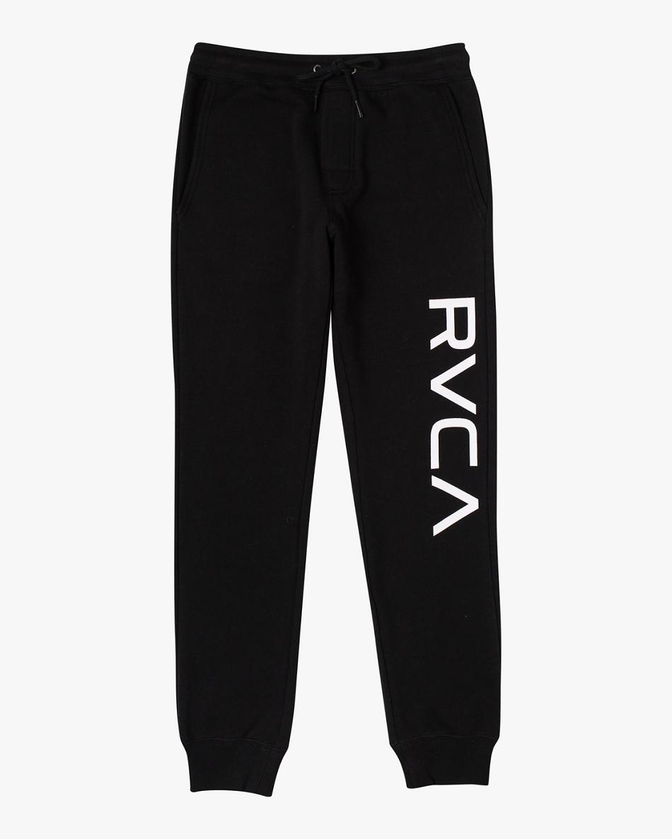 Black Rvca Big RVCA Men\'s Pants | USICD96031