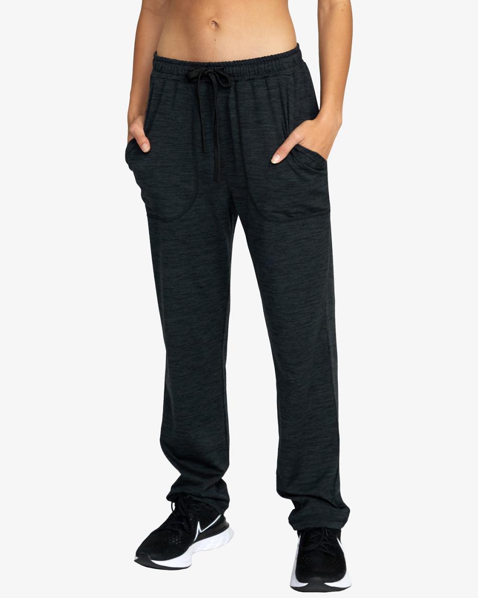 Black Rvca C-Able Workout Women\'s Pants | USICD69734