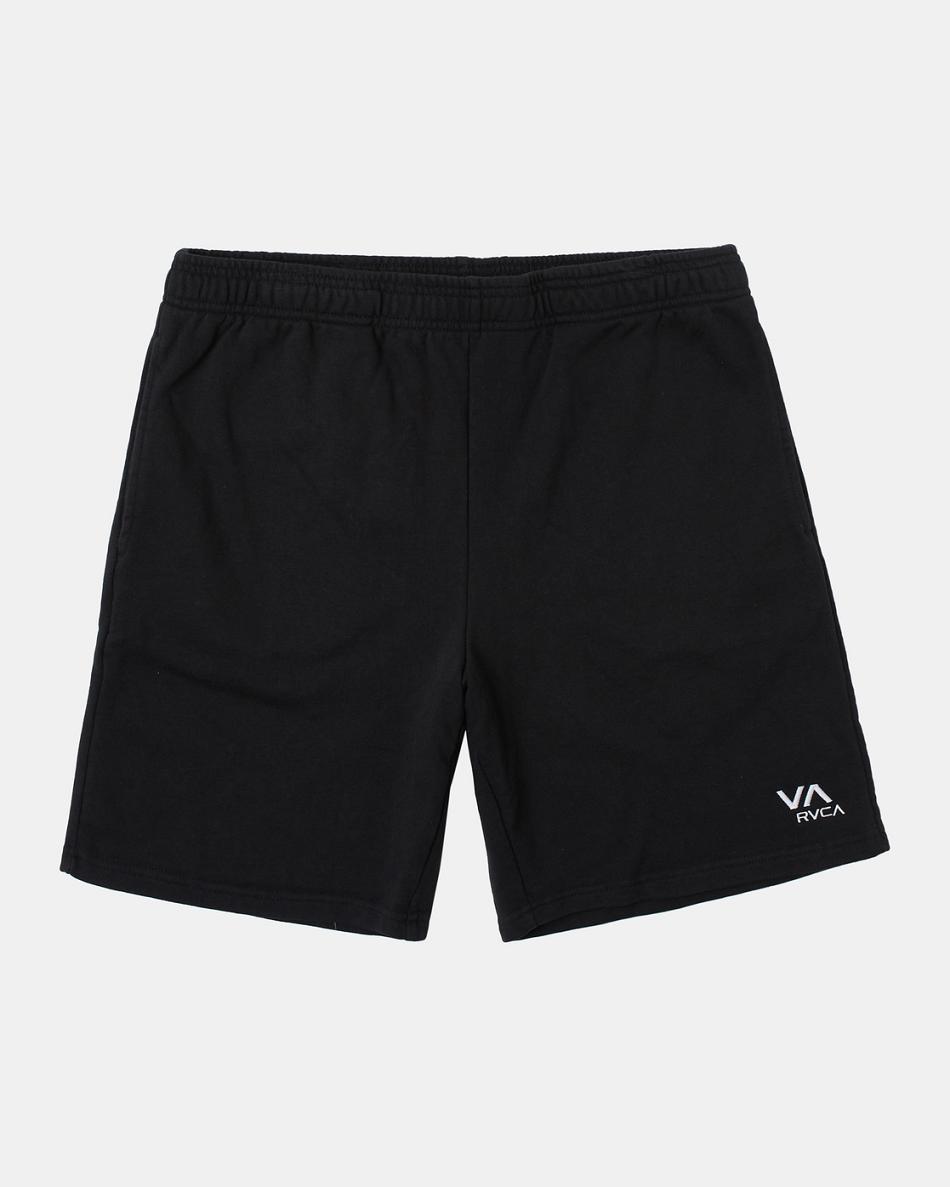 Black Rvca Essential 18 Men\'s Shorts | YUSVQ63151