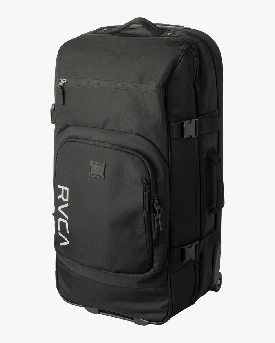 Black Rvca Global Large 82L Roller Boys\' Bags | USXBR58218