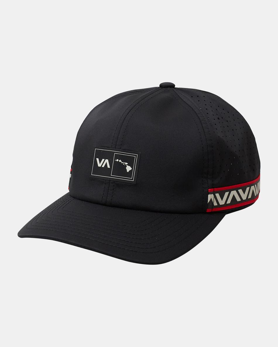 Black Rvca Hawaii Banded Cap Men\'s Hats | PUSER68531
