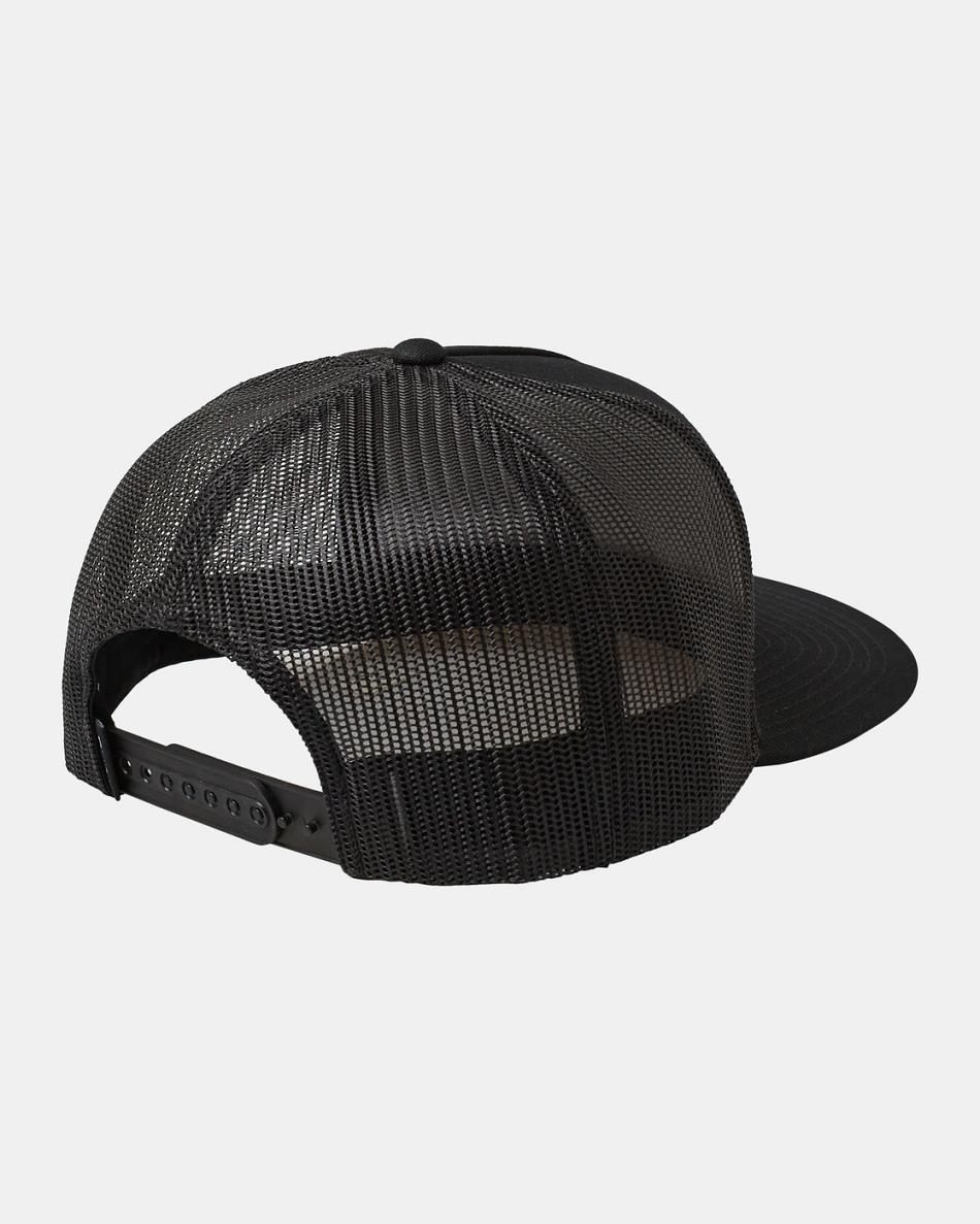 Black Rvca Horizon Ind Trucker Men's Hats | TUSPQ11918