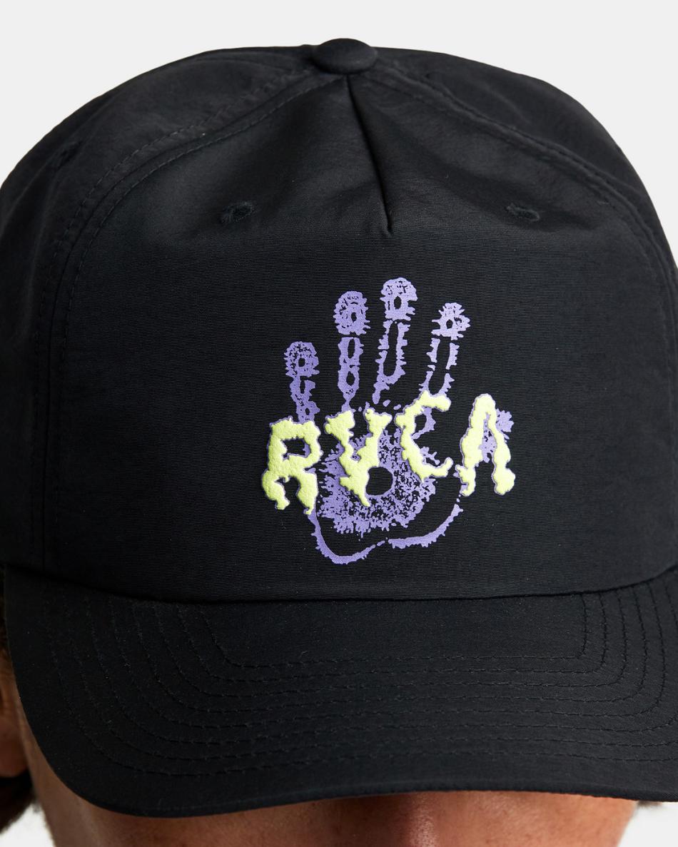 Black Rvca Matter At Hand Snapback Men's Hats | USZPD12859