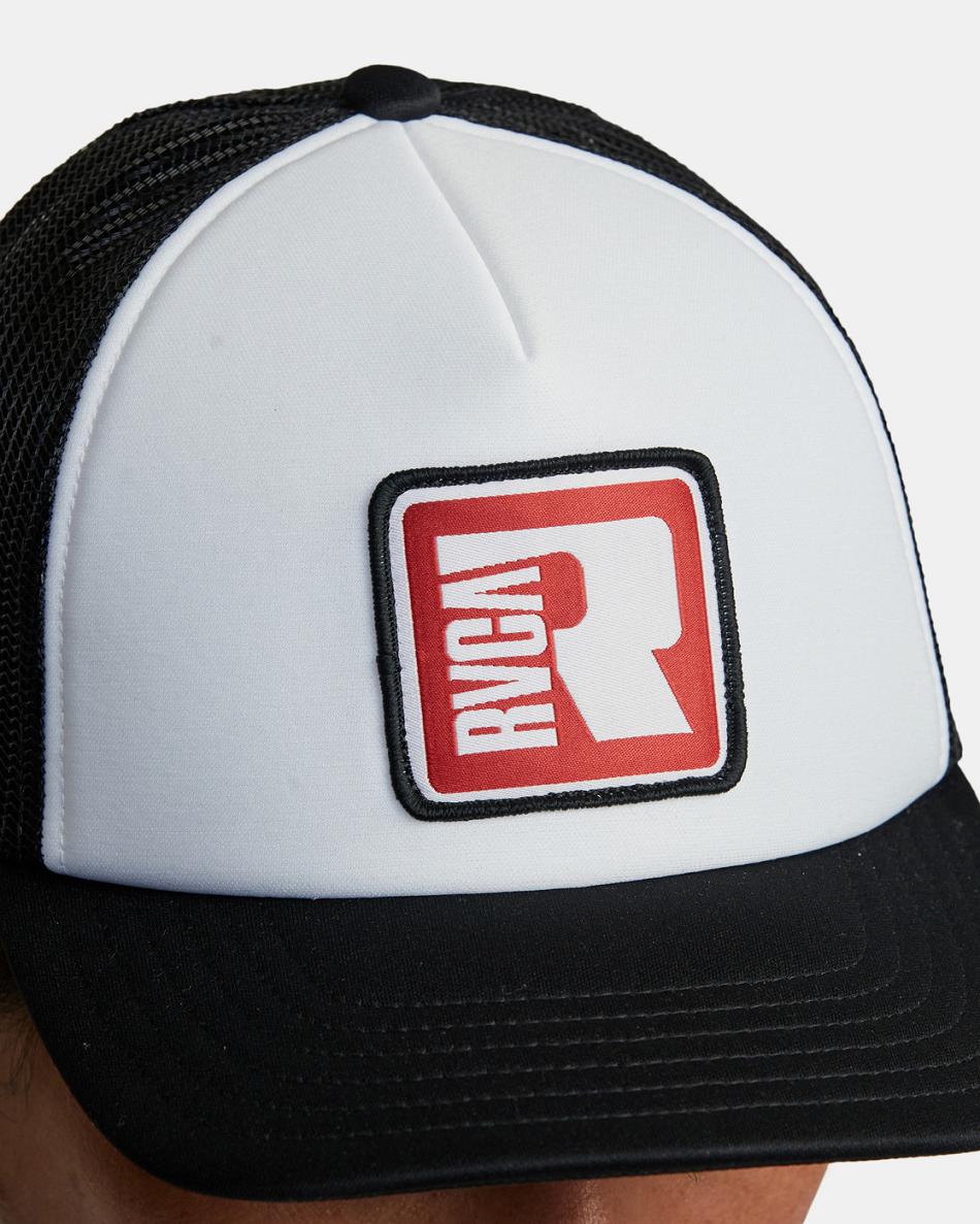 Black Rvca Multitask Trucker Men's Hats | AUSWC50405