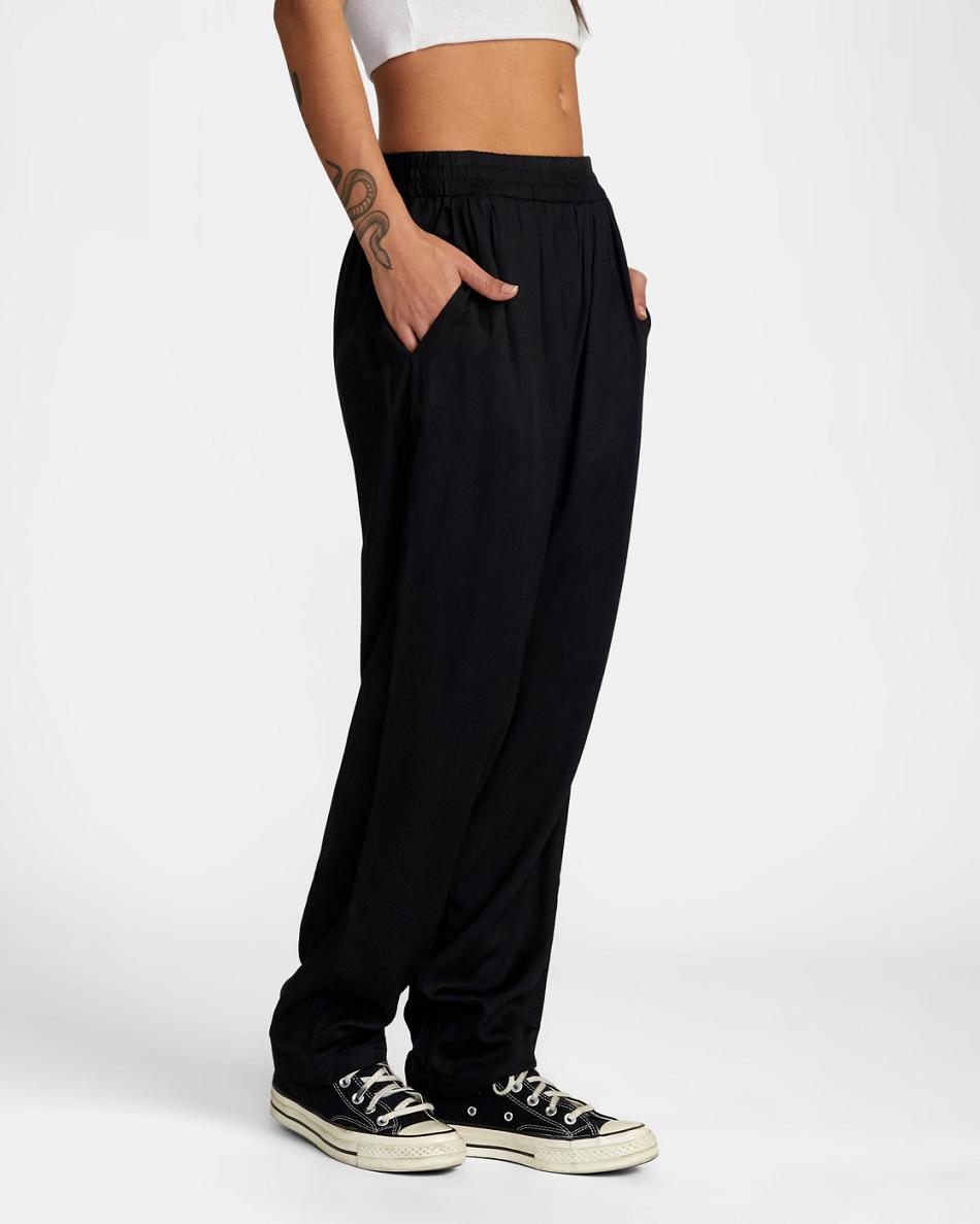 Black Rvca New Yume Beach Women's Pants | AUSWC30394