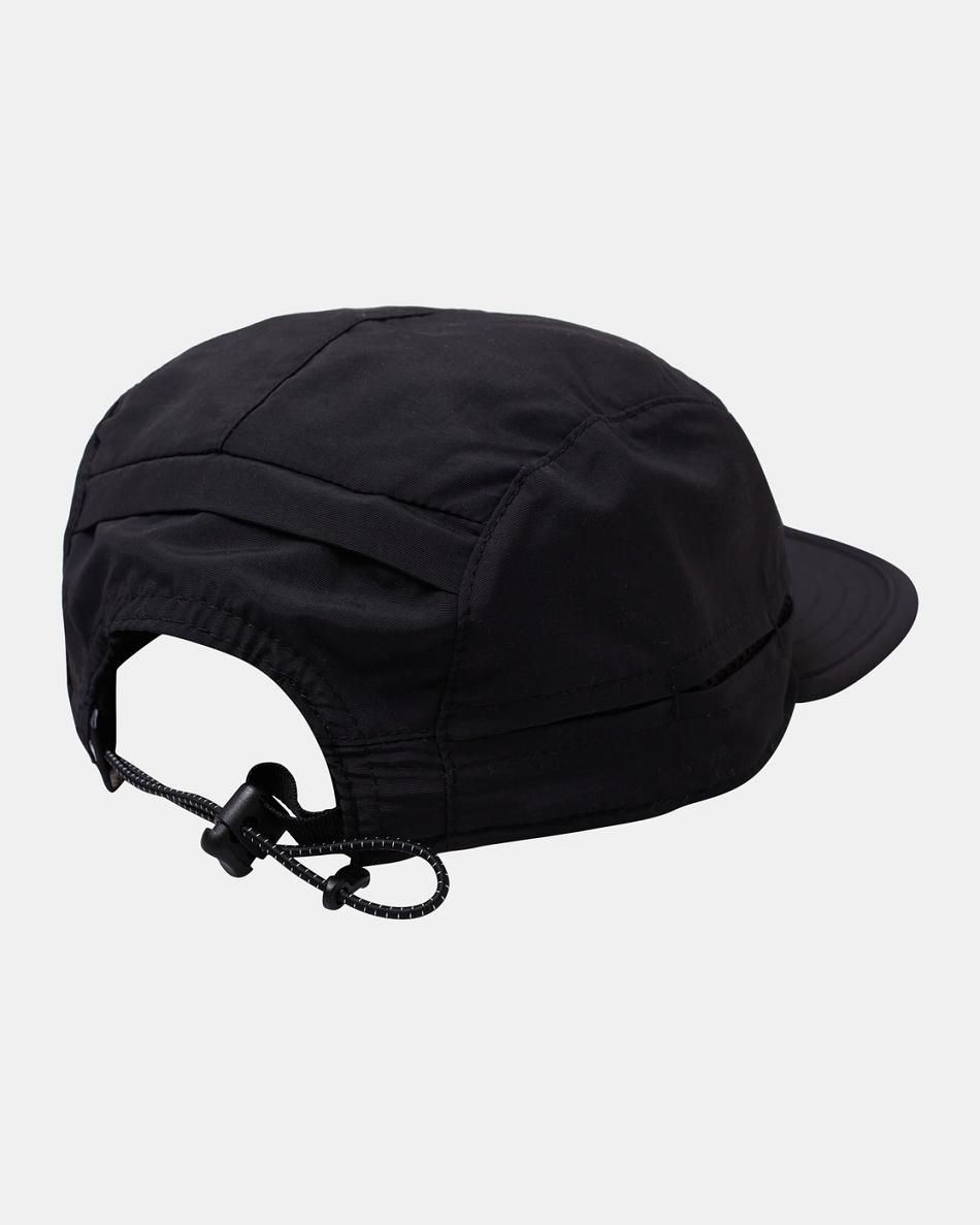 Black Rvca Outsider Cap Men's Hats | AUSDF54859