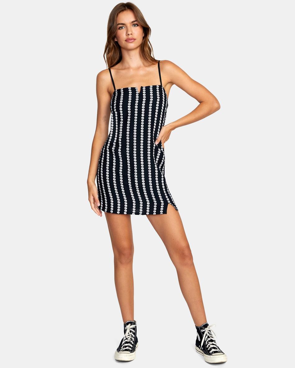 Black Rvca Paris Women's Dress | USQCS48424