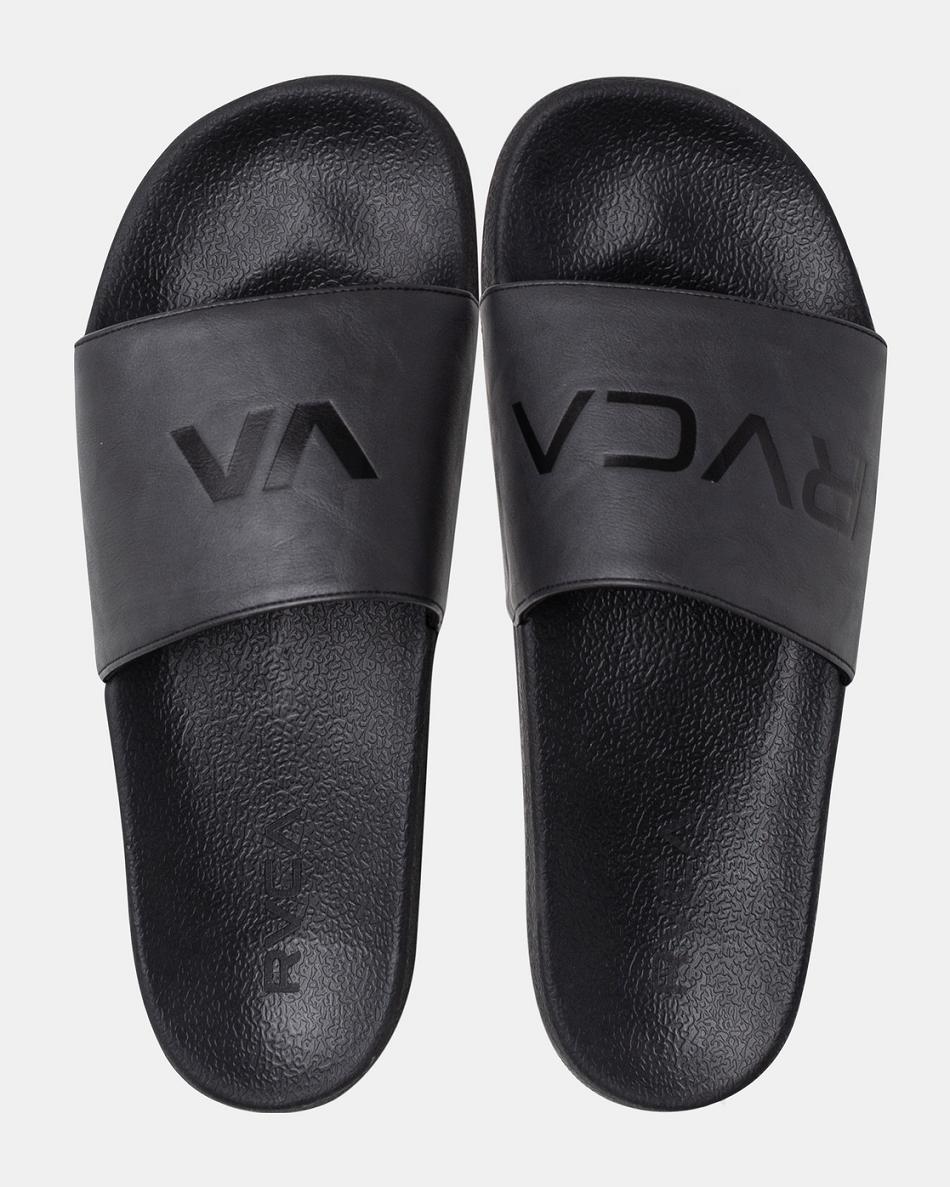 Black Rvca RVCA Sport Men's Sandals | USNEJ92758