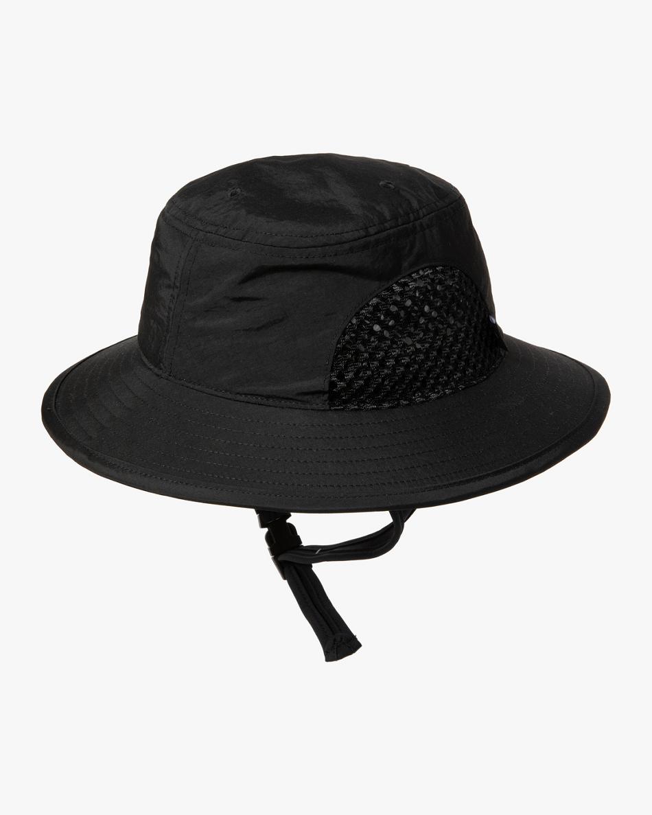 Black Rvca Surf Bucket Men's Hats | USQAV75377