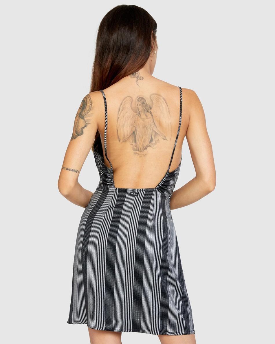 Black Rvca Timeout Women's Dress | PUSQX36752