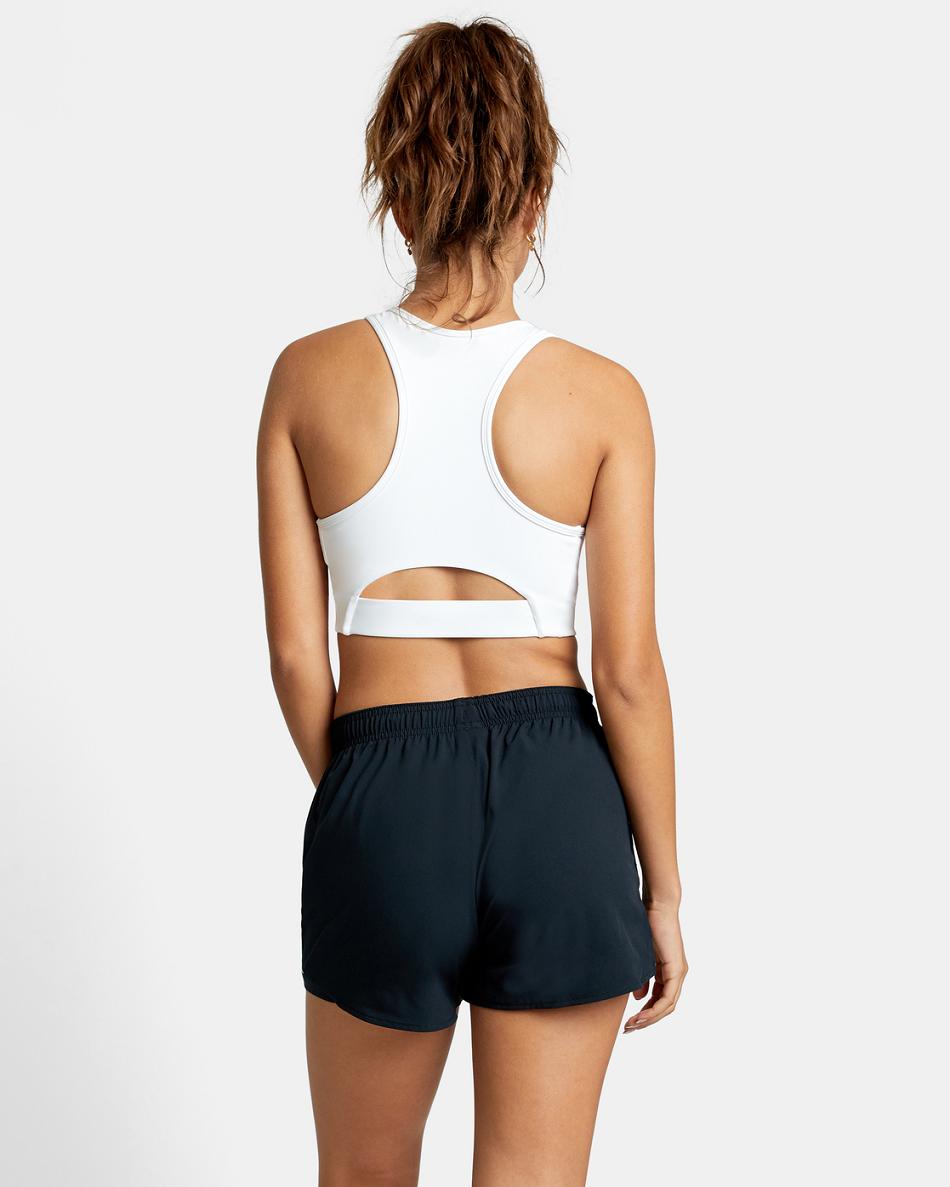 Black Rvca VA Essential Yogger Workout 3 Women's Skirts | USZDE16768