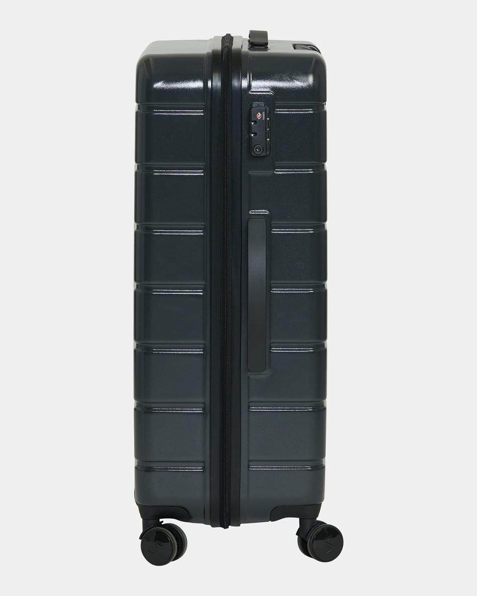 Black Rvca VA Large Roller Hardcase Men's Bags | USQCS93936