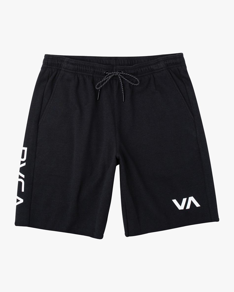 Black Rvca VA Sport Elastic IV 17 Boys\' Shorts | USJVR40818