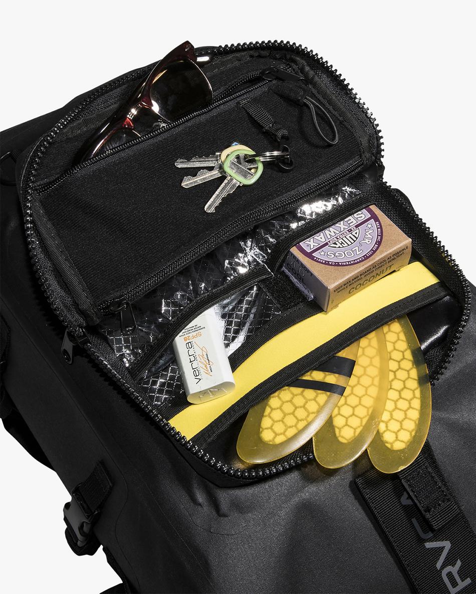 Black Rvca Weld 27 L Men's Bags | FUSUI11200