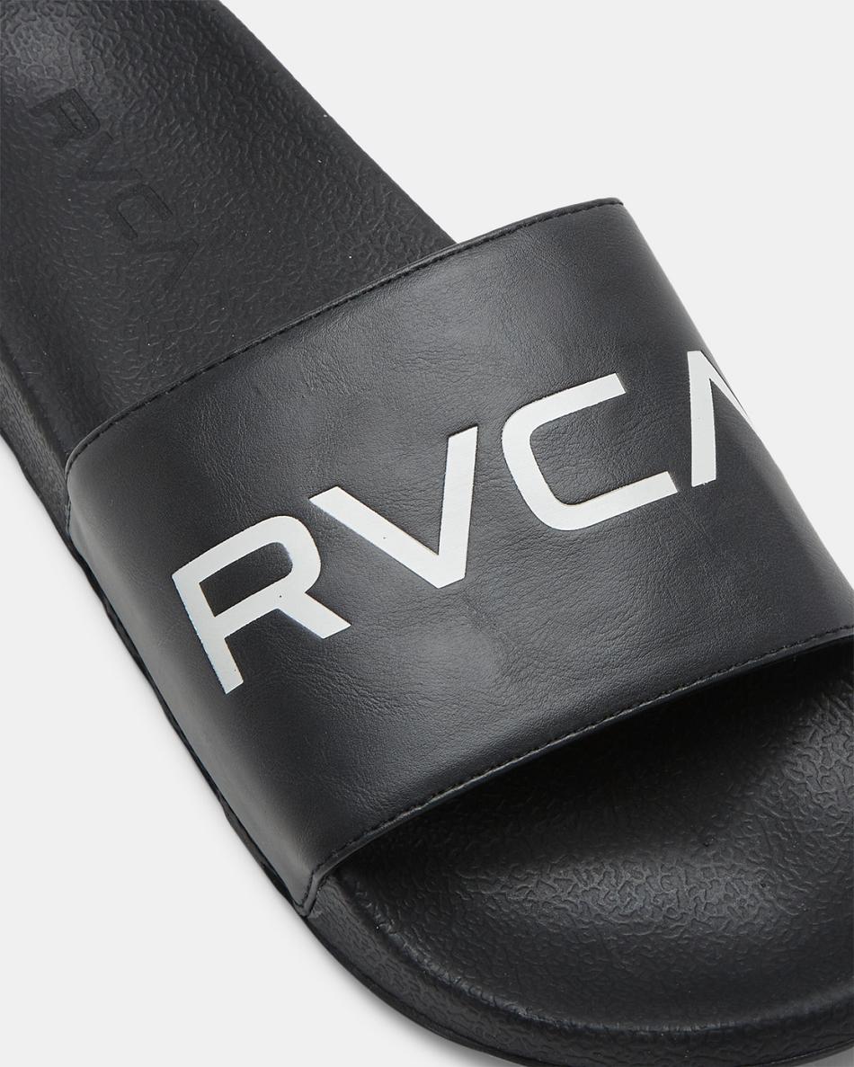 Black/White Rvca RVCA Sport Men\'s Sandals | MUSHR25477