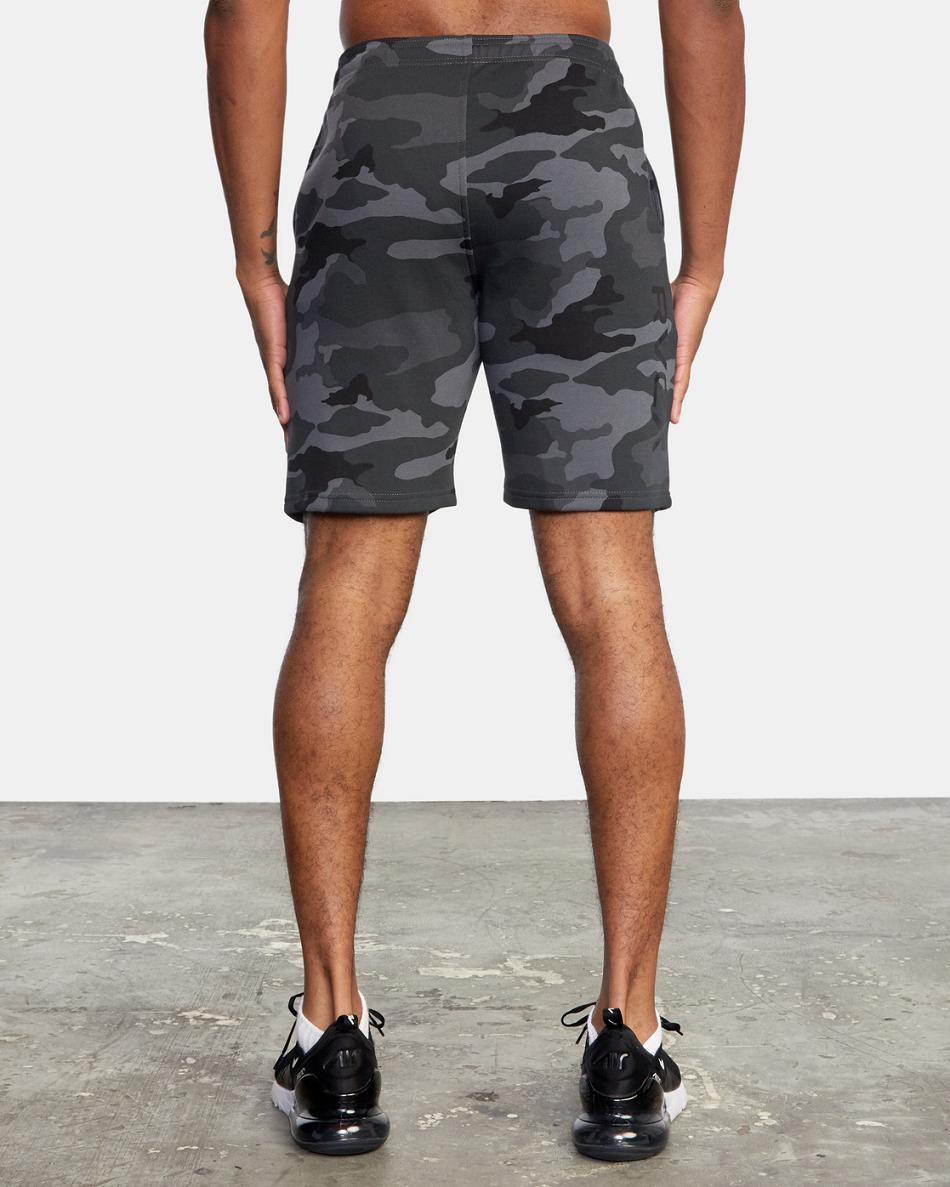 Camo Rvca Sport Elastic IV Men's Running Shorts | FUSUI73329