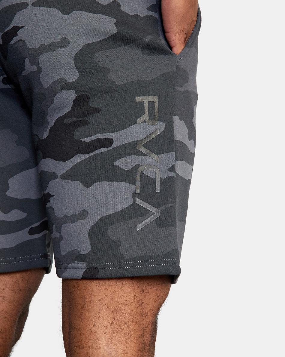 Camo Rvca Sport Elastic IV Men's Running Shorts | FUSUI73329