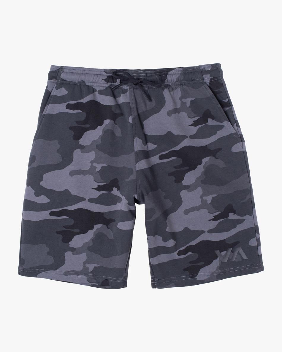 Camo Rvca Sport Elastic IV Men\'s Running Shorts | FUSUI73329