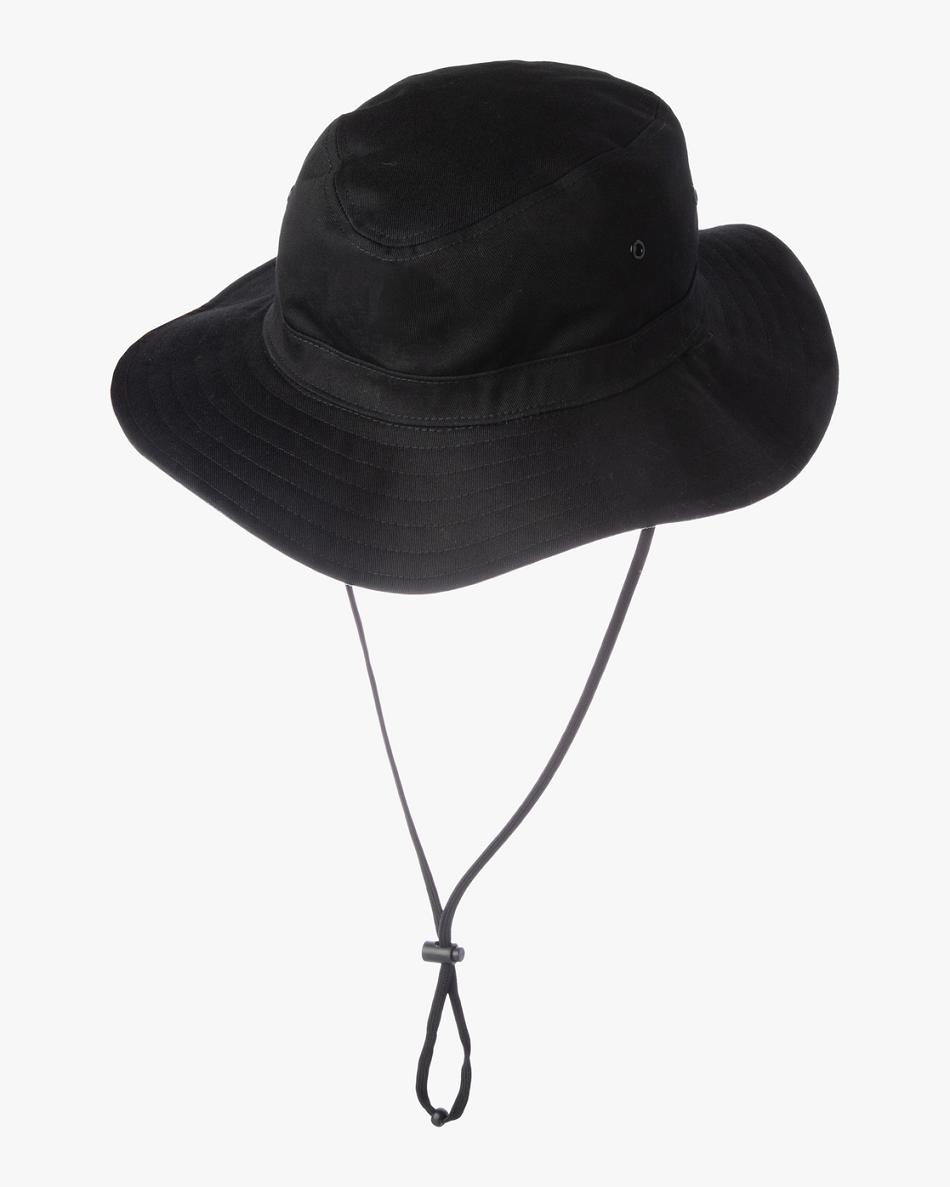 Charcoal Rvca Island Hex Reversible Boonie Men's Hats | XUSBH73401