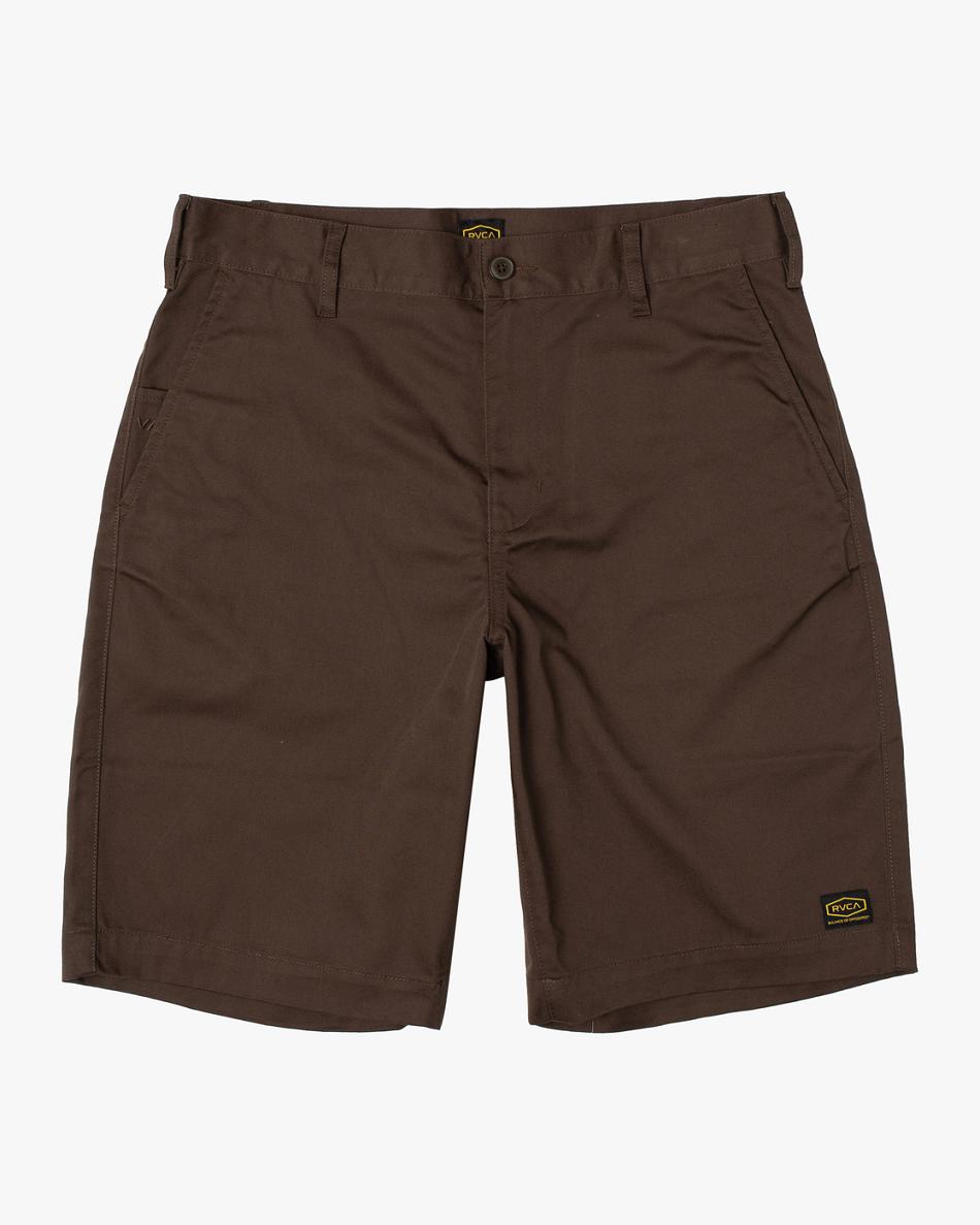 Chocolate Rvca Americana 22 Men\'s Shorts | USDYB36149