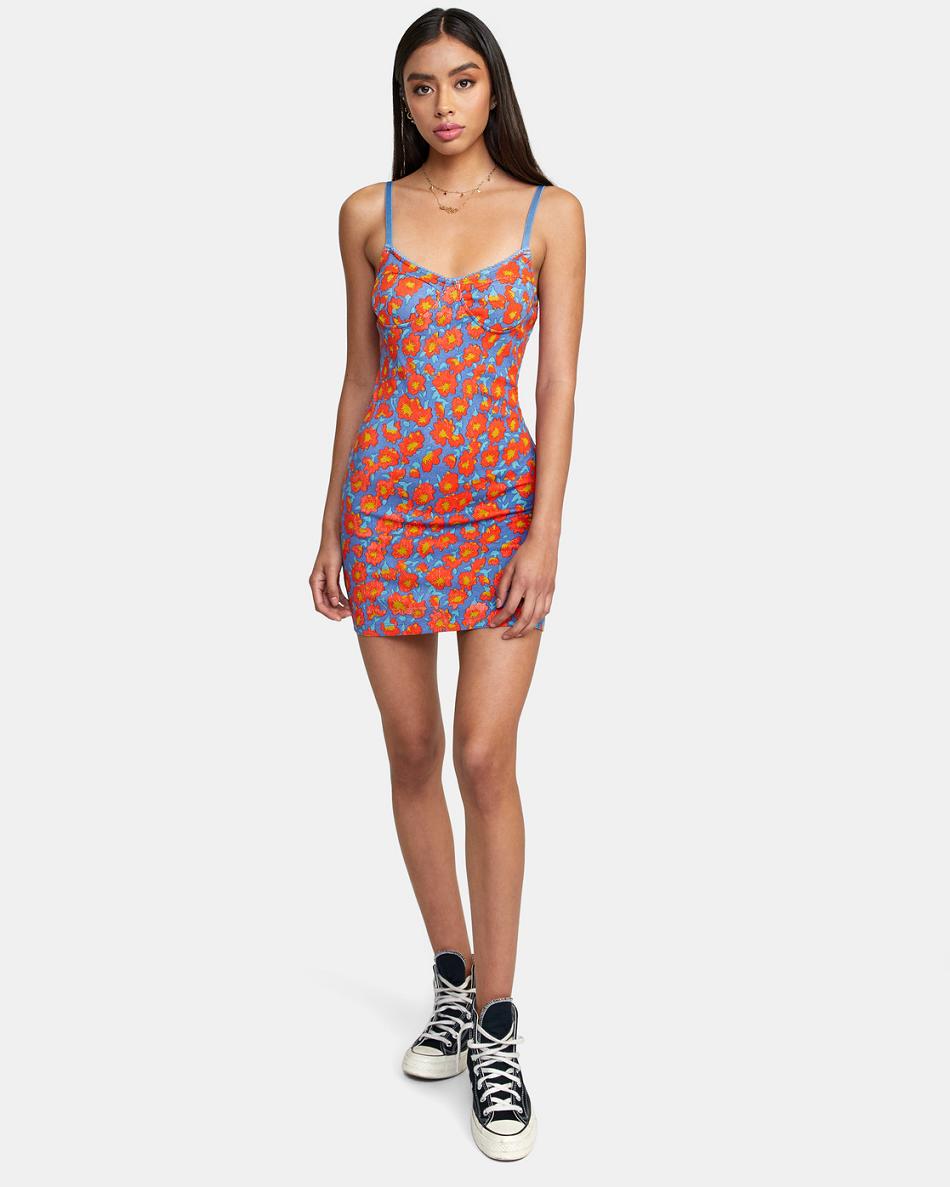 Cobalt Rvca Just Friends Women's Dress | MUSFT24536