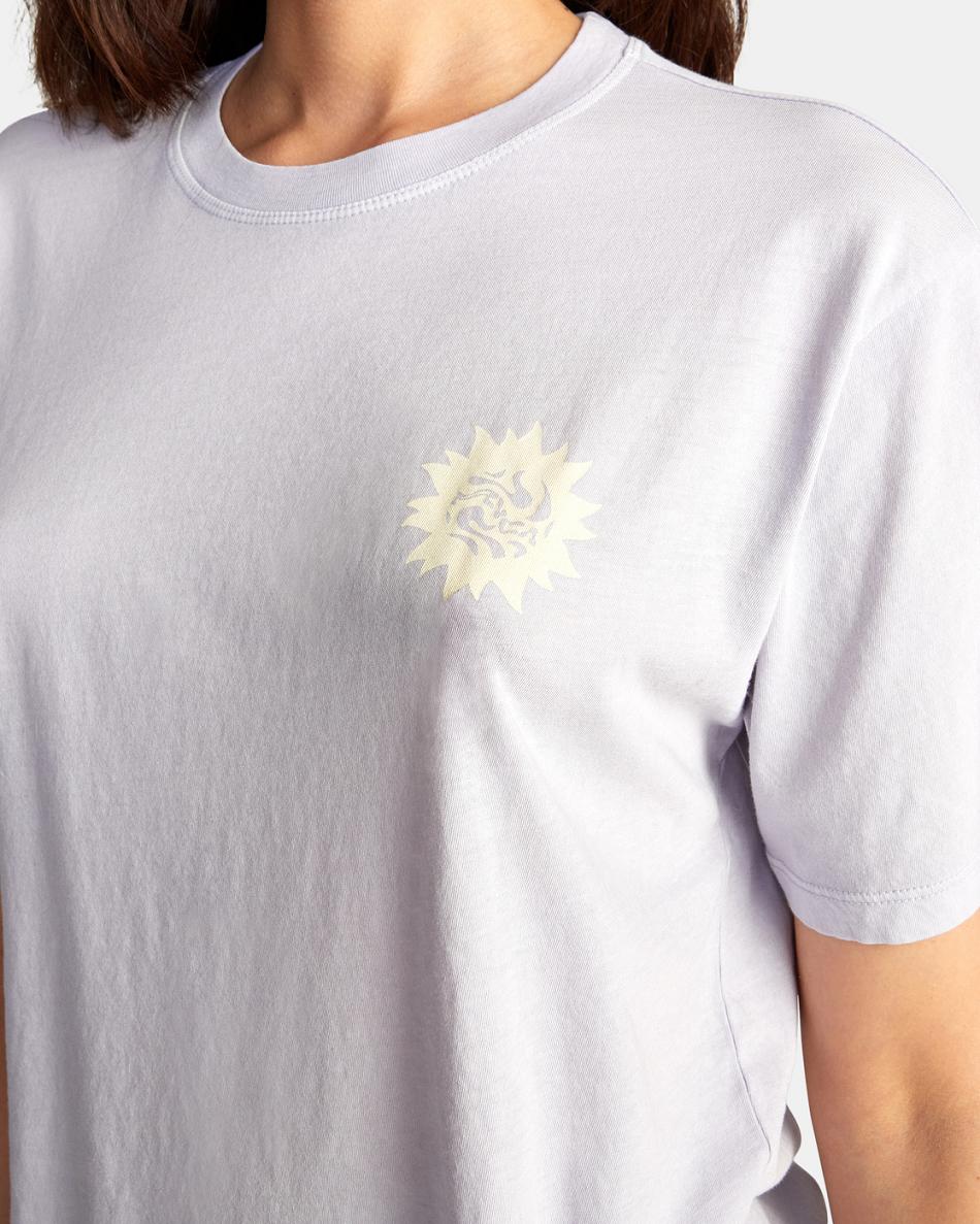 Cosmic Sky Rvca Breeze Women's T shirt | BUSSD63717