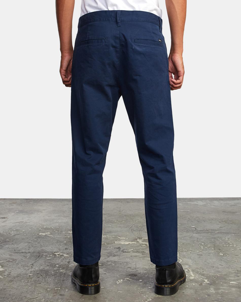 Federal Blue Rvca HITCHER Men's Pants | USXBR83275