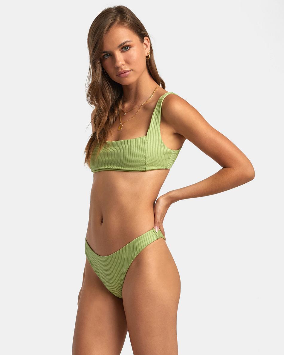 Fern Rvca Second Life Square Women's Bikini Tops | PUSQX26312