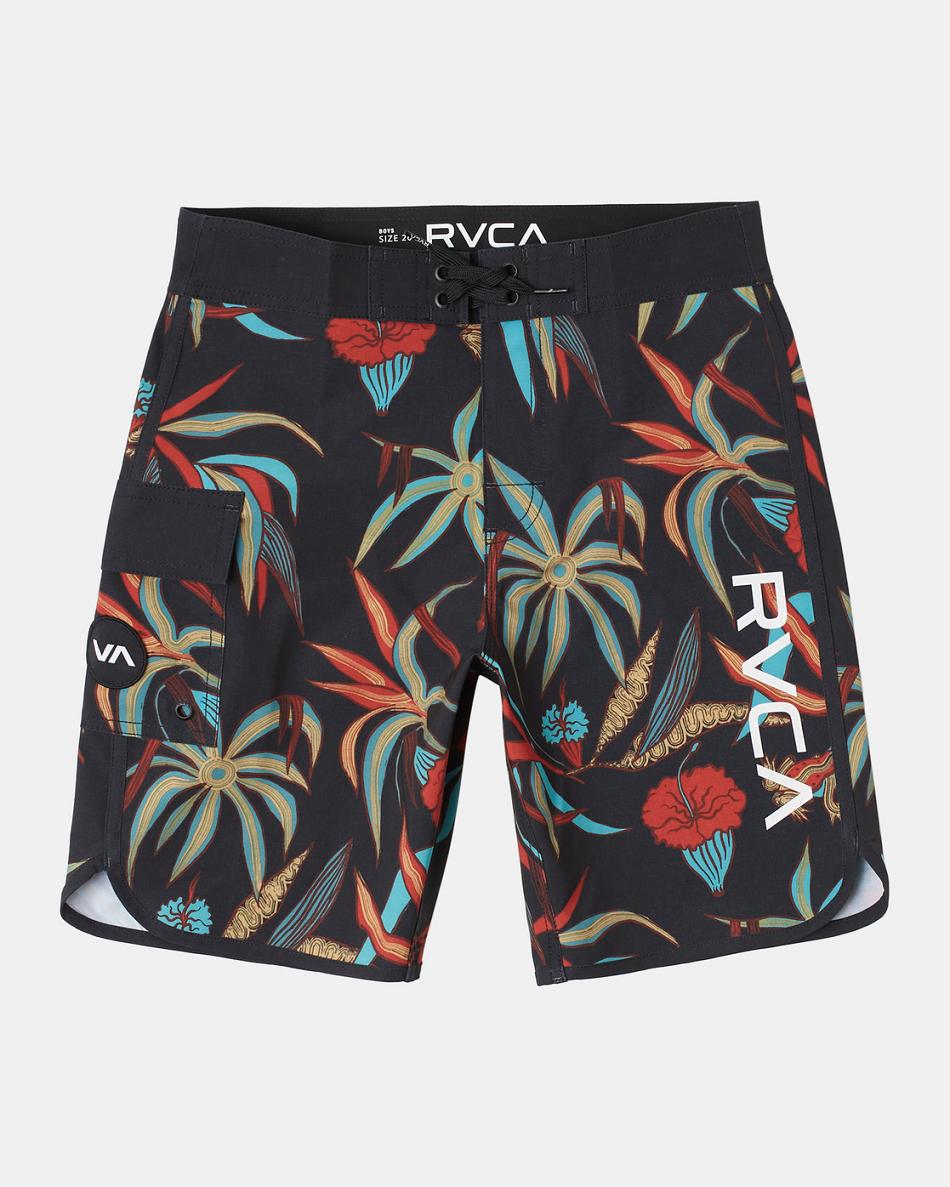 Floral Multi Rvca Eastern Boys\' Boardshorts | USCIF90338