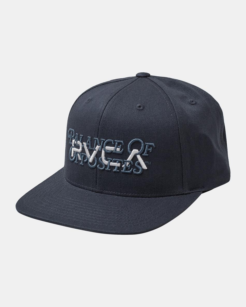 Garage Blue Rvca Big Balance Snapback Boys\' Hats | EUSHC10955
