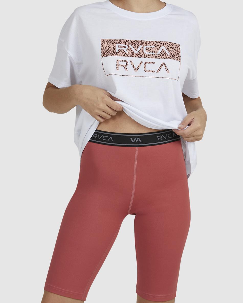 Ginger Rvca Base Biker 10.5 Women's Running Shorts | USCVG16609