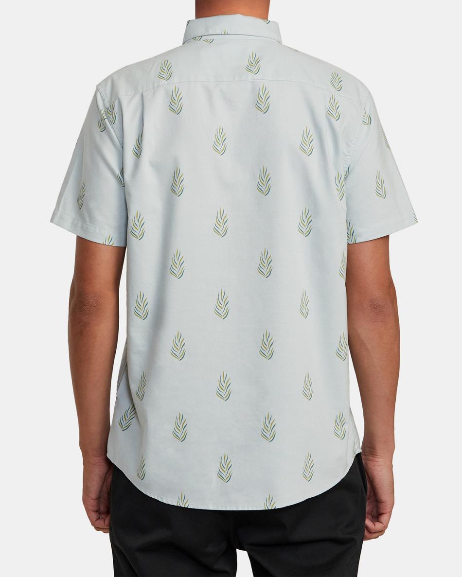 Green Tea Rvca Do Print Short Sleeve Men's T shirt | FUSHY21640