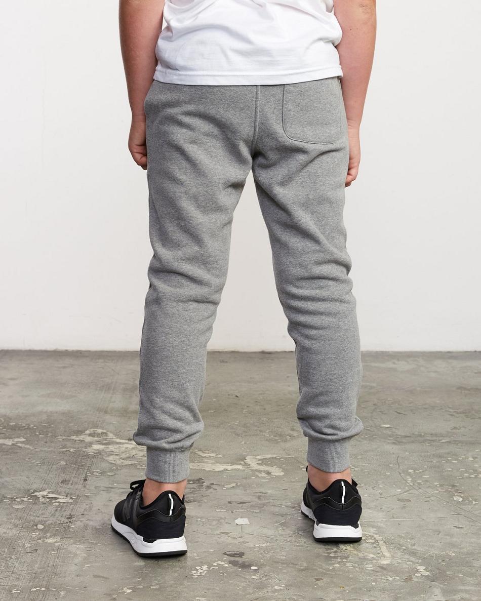 Heather Grey Rvca Ripper Sweatpant Boys' Jeans | XUSGW51272