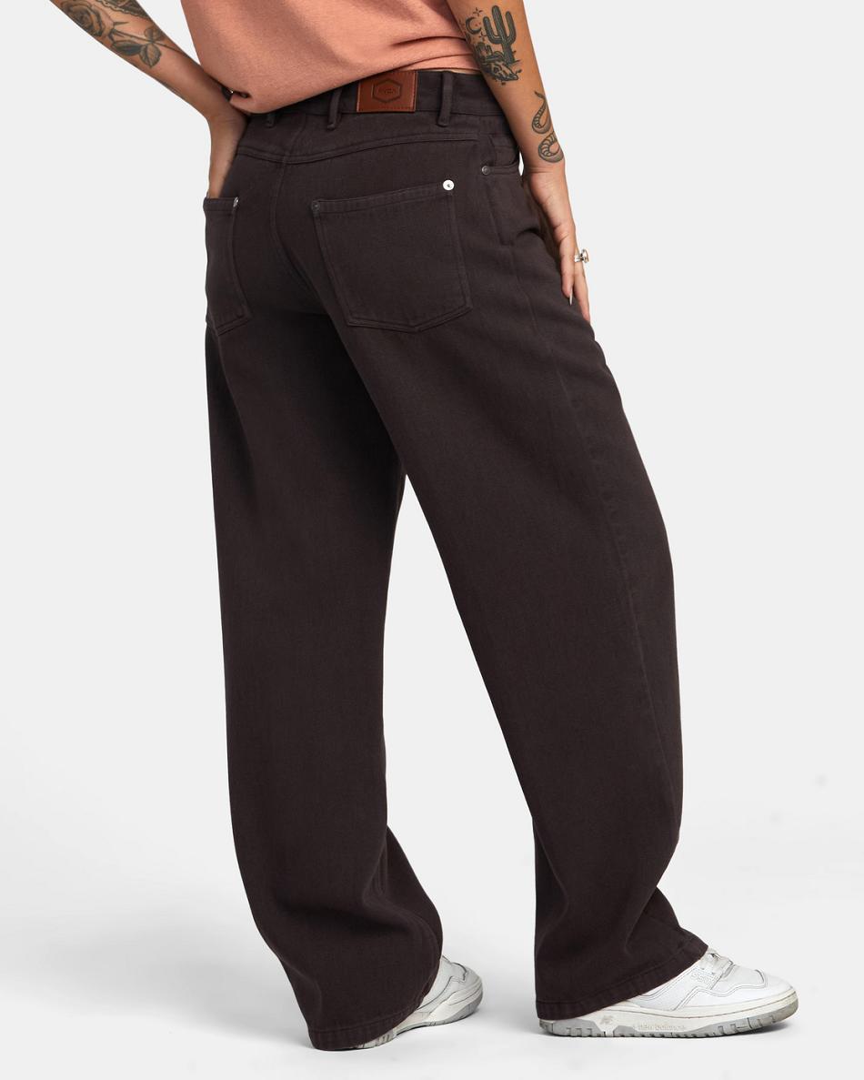Java Rvca Heritage Loose Fit Pants Women's Jeans | USNEJ62343