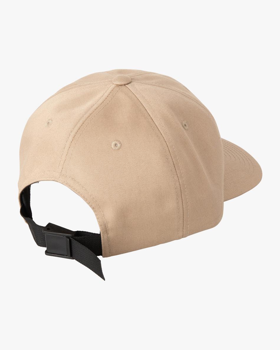 Khaki Rvca ANP Daily Claspback Men's Hats | USJBT75888