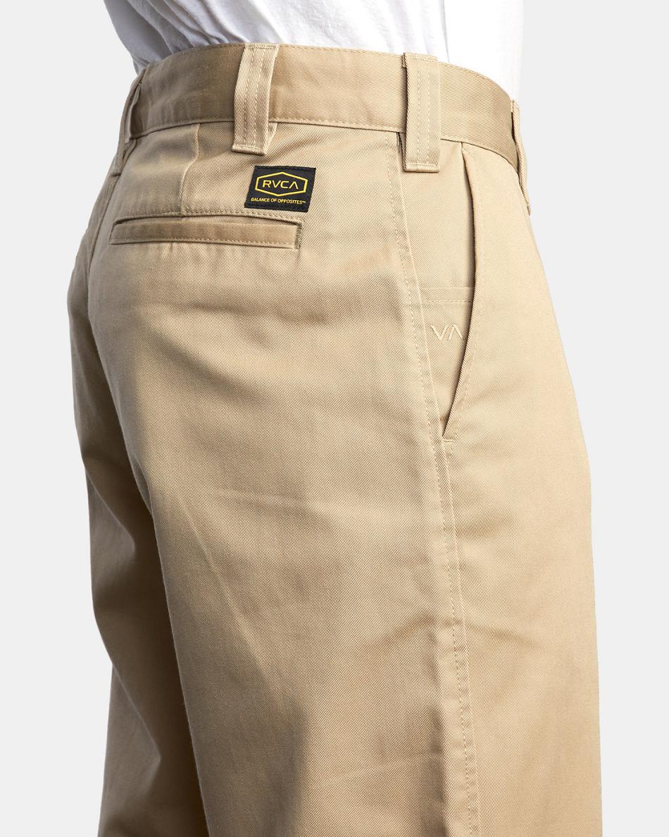 Khaki Rvca Americana Chino Men's Pants | GUSUC62919