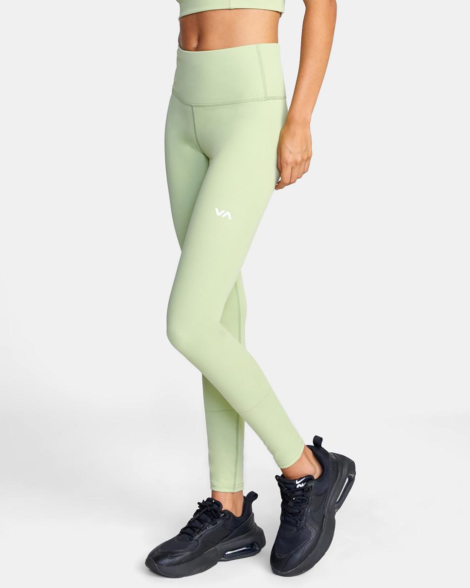 Light Sage Rvca VA Essential Workout Women's Pants | EUSVG99683