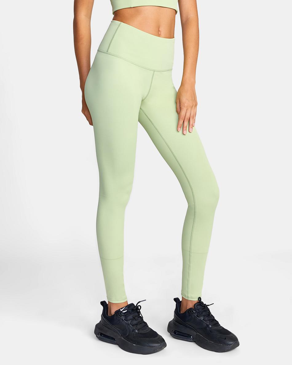 Light Sage Rvca VA Essential Workout Women's Pants | EUSVG99683