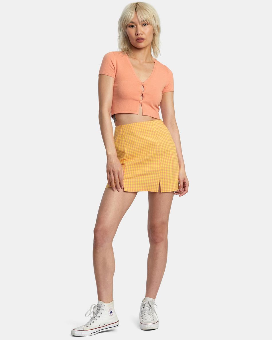 Lilikoi Rvca Brightside Mini Women's Skirts | TUSPQ40752